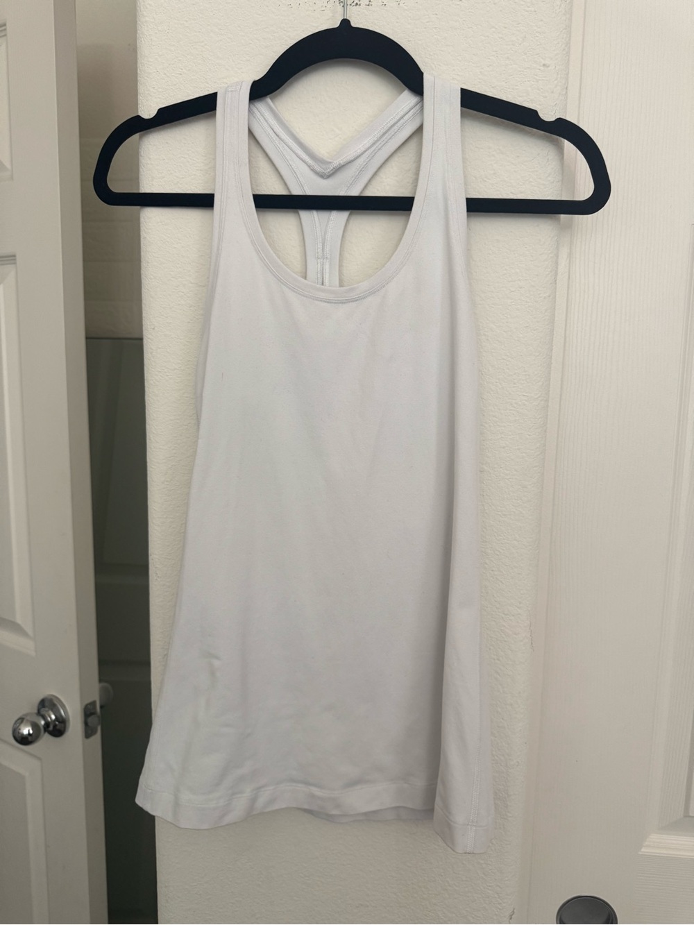 lululemon athletica White Racerback Tank Top